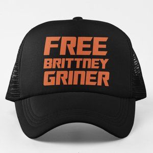 NEW Free Brittney Griner Foam Trucker Mesh Snapback Hat BLACK